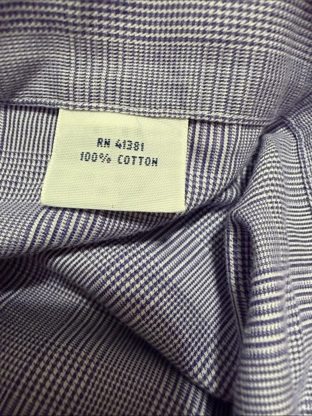Polo by Ralph Lauren Luxury Twill Blue Plaid Long Sleeve Button-Down Shirt